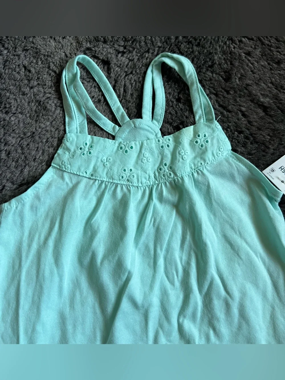 OshKosh B’Gosh Mint Green eyelet Tank Top